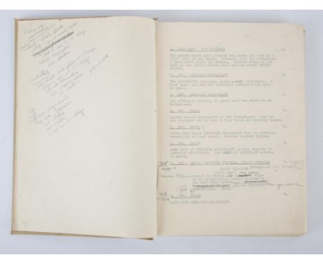 James Bond: You Only Live Twice (1967) Original film script - mimeographed typescript of Roald Dahls screenplay, Eon Producti