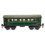 Märklin Personenwagen 1751 G, Spur 0, CL, mit Inneneinrichtung und 4 AT, Scheiben besch., LS und