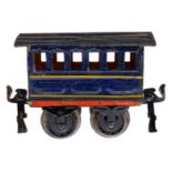 Märklin Personenwagen 1805, Spur 0, uralt, HL, Schwarzbereiche und 2 Stirnseiten rest., LS und