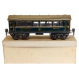 Märklin int. Speisewagen 1956 G, Spur 0, CL, mit Inneneinrichtung, Beleuchtung und 4 AT, versch.