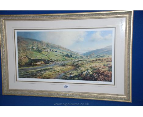 A limited edition Print of the Lake District, signed Rex Preston, no. 371/500