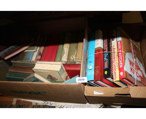 Two boxes of Books incl. Gordon Ramsey, Manual of Music, etc.,