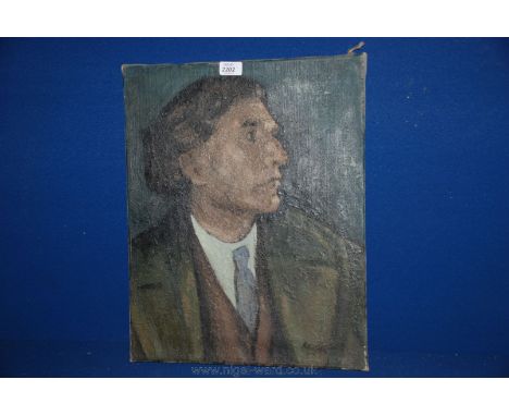 A W.W Russel oil Portrait, 16'' x 20''.