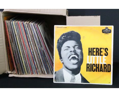 Vinyl - Over 60 mainly Rock N Roll, Pop &amp; Soul LPs to include Jackie Wilson, Moody Blues, Roy Orbison, Johnny &amp; The H