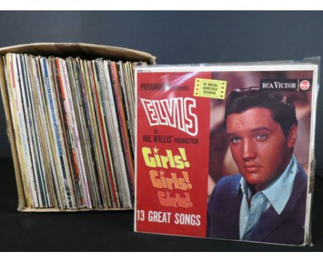 Vinyl - Over 70 Rock &amp; Pop LPs to include Elvis Presley, Bob Dylan, James Bond (soundtrack), The Fatback Band, Beach Boys