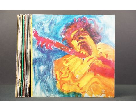 Vinyl - 14 Jimi Hendrix LPs and 1 12" single to include The Jimi Hendrix Concerts (gold promo CBS stamp rear sleeve), Electri