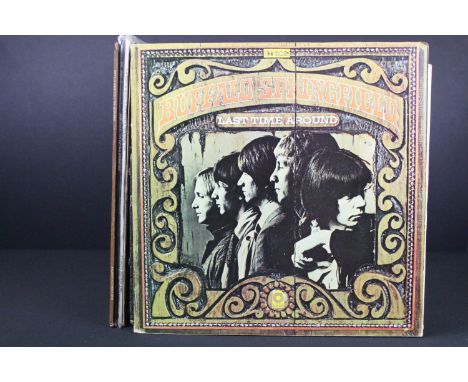 Vinyl - 5 albums by Buffalo Springfield to include: Last Time Around (Atco - 228 024, UK 1st pressing on blue and tan Atco la