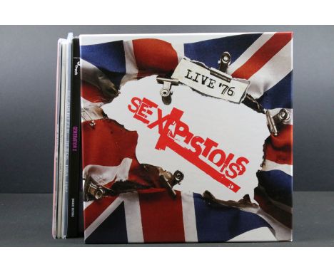Vinyl - 2 Punk and New Wave box sets and 4 albums to include: Sex Pistols - Live ’76 (UK 2016 4 album box set with 16 page bo