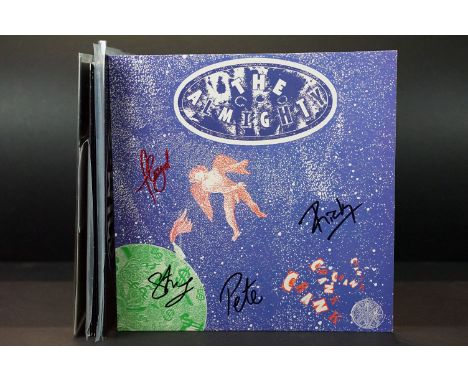 Vinyl &amp; Autographs - The Almighty - 1 LP and 9 12" singles to include Crank (CHR 6086. clear vinyl, fully signed to front