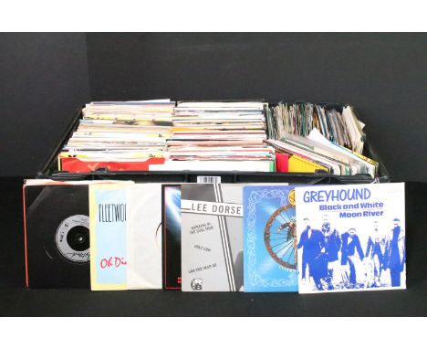 Vinyl - Over 300 Rock, Pop, Soul 7" singles to include Fish, Lee Dorsey, Def Leppard, Bad Company, Fleetwood Mac, Traffic, Ma