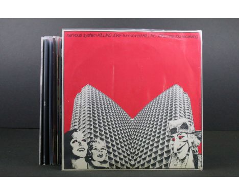 Vinyl / autograph - 8 Killing Joke and members 10” singles and mini albums including limited edition and coloured vinyl to in