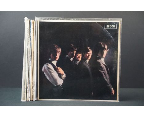 Vinyl - 12 1960’s Rolling Stones albums including original UK and foreign pressings, to include: The Rolling Stones (UK 1964 