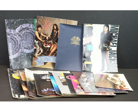 Memorabilia - Collection of mainly tour programmes to include Bon Jovi, Spider, Ozzy Osbourne, Whitesnake, Michael Jackson an