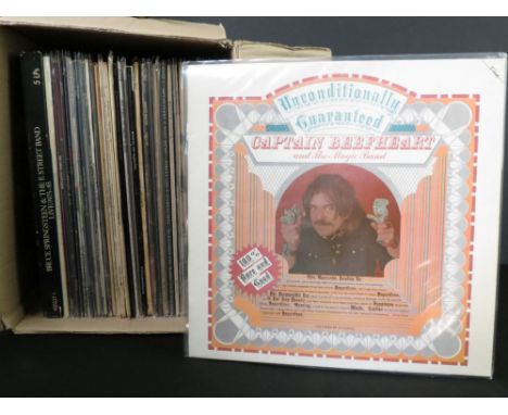 Vinyl - 52 Rock &amp; Pop LPs, 1 box set and 1 7" to include Captain Beefheart x 3, John Mayall x 4, Jimi Hendrix x 6, Bob Dy