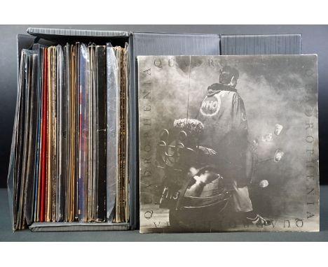 Vinyl - 24 The Who UK pressing albums and 2 box sets and one picture disc 12" to include: Quadrophenia (with booklet attached