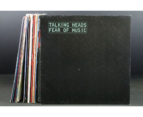Vinyl - 10 Talking Heads &amp; members LPs and 12 12" singles to include Fear Of Music (embossed sleeve), Remain In Light, Li