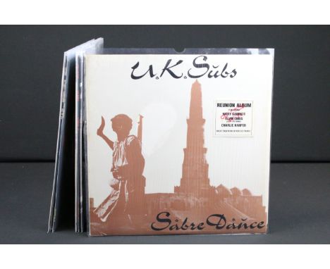 Vinyl - 7 x 12” singles by The U.K. Subs including limited editions, coloured vinyl and foreign pressing, to include: Sabre D