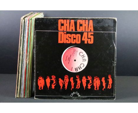 Vinyl - 20 Reggae / Roots / Dub UK pressing 12” singles to include: Barringotn Levy (CHAD 22), Aswad (12WIP 6693), Sun-Shine 