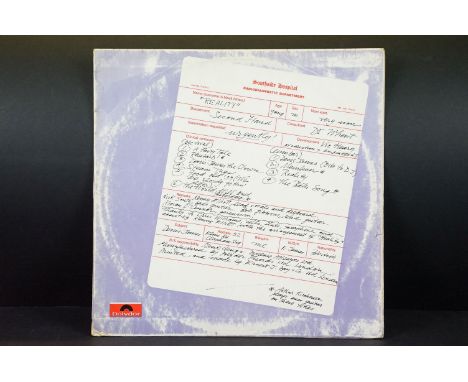 Vinyl - Second Hand – Reality. Original UK 1968 1st pressing, Polydor – 583 045. VG (fully laminated suppose to look worn), V