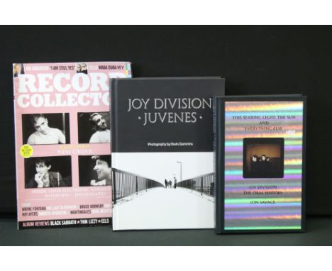 Memorabilia / Books - 2 books and a magazine about Joy Division to include: Joy Division: Juvenes by Kevin Cummins (2021 hard