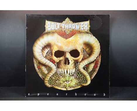 Vinyl - Bolt Thrower – Spearhead. Original UK 1992 1st pressing, Earache – MOSH73T. VG+ (sticker removal mark on front sleeve