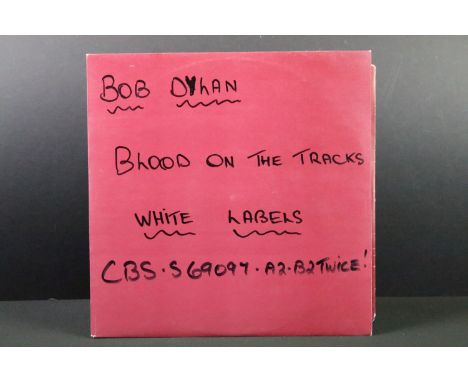 Vinyl - Bob Dylan - Blood On The Tracks original UK 1975 test pressing LP housed in red inner sleeve with stamped matrices Si