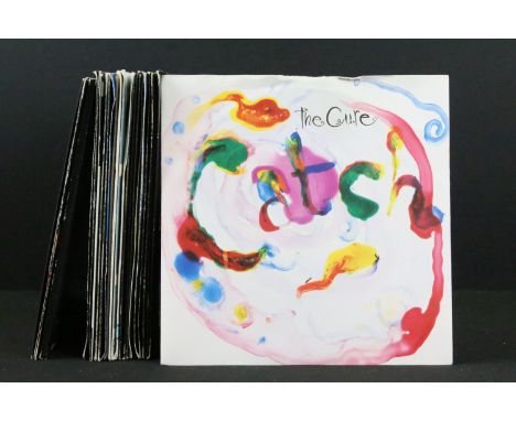 Vinyl - 24 Punk &amp; New Wave 7" singles to include The Damned x 2, The Cure, Sisters Of Mercy x 2, The Stranglers, Echo &am