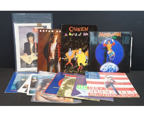 Memorabilia - 12 tour programmes to include Marillion 1986, Queen A Kind Of Magic 1986, Elton John 2003 (with two tickets att