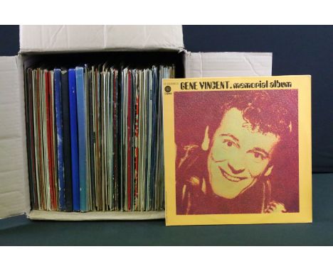 Vinyl – Over 60 Rock &amp; Roll LPs and box sets including Elvis Presley, Buddy Holly, Jerry Lee Lewis. Gene Vincent, Roy Orb