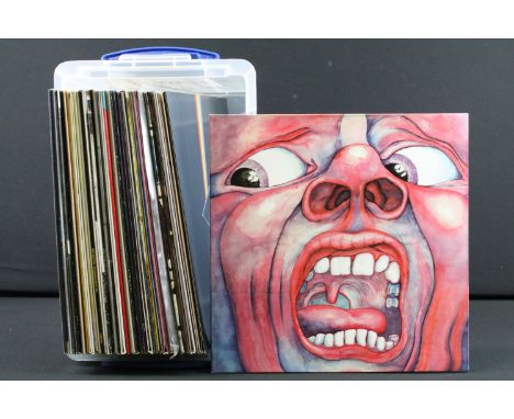 Vinyl - 39 Rock &amp; Pop LPs and 1 12" single to include King Crimson, Pink Floyd x 2, Roger Walters, David Bowie (3 LPs and