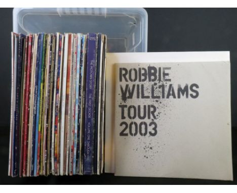 Vinyl - 43 Rock & Pop LPs, 1 box set and 10 12" singles to include Elvis Costello, Chaka Demus & Pliers, UB40, David Bowie, Z