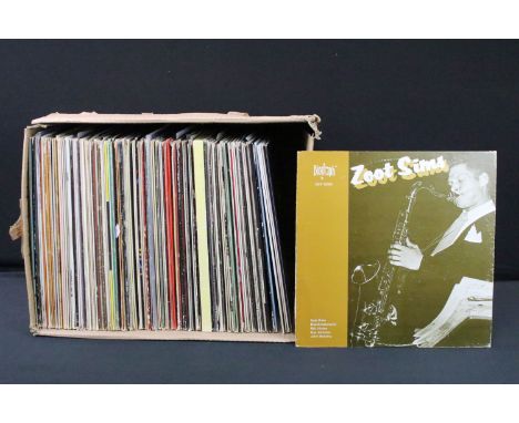 Vinyl - Jazz - Approx 100 LPs to include Zoot Sims, Sonny Rollins, The Nick Travis Quintet, Phil Woods, Gerry Mulligan, Charl