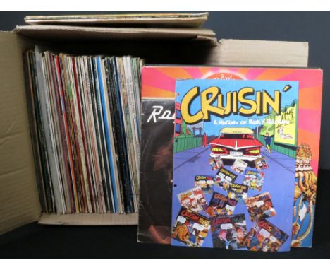 Vinyl - Over 70 Rock &amp; Pop LPs, 6 12" singles, and 3 10" to include Jimi Hendrix x 3, Rolling Stones, Gong, Crosby Stills
