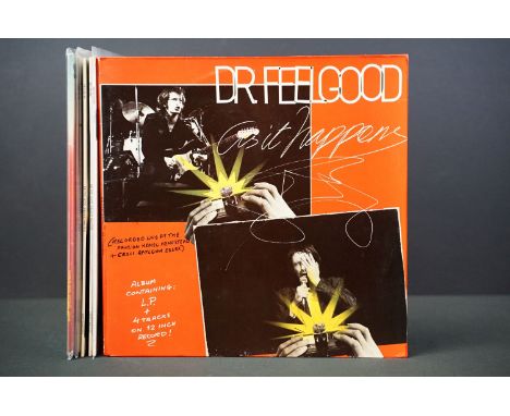 Vinyl - 6 Pre-Punk / Pub Rock albums to include: Dr. Feelgood x 5 - As It Happens (with free 12”), Live In London (1990 UK), 