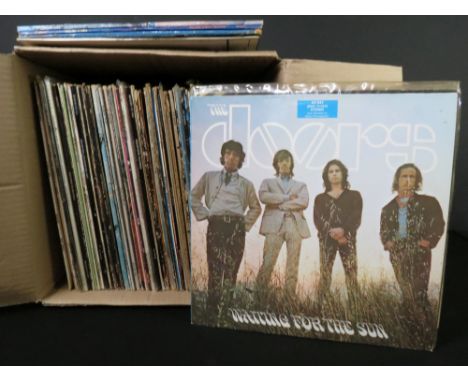 Vinyl - Over 70 Rock &amp; Pop LPs to include Doors x 2, Frank Zappa, Caravan, Pink Floyd, Tom Waits, David Bowie x 2 (one wi