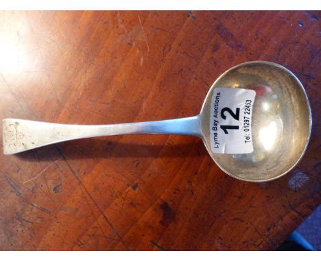 Hallmarked silver serving ladle - Total weight 71.2g