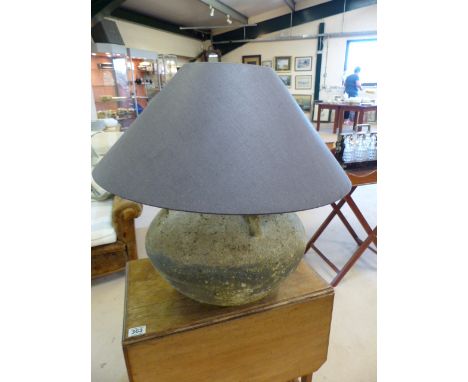 Large lamp in the form of an archaeological dig vase