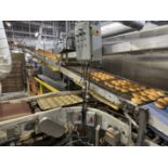 Stewart System Overhead Bun Transfer Converyor, approx. 30" wide x 310 ft. Wendway(rod) conveyor,