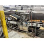 Capway Bread Depanner, 32" belt with 600 caps, 480 V, SS, w/ 44"x79"x26" vaccum chamber [Subject