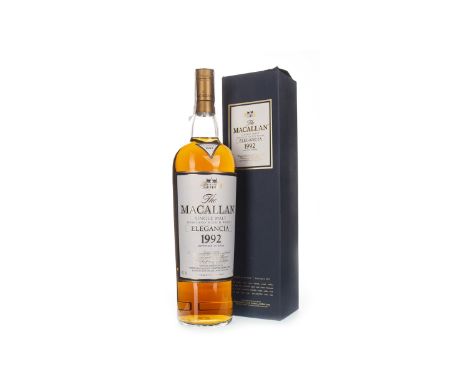 MACALLAN 1992 ELEGANCIA Single Malt Scotch Whisky Matured in Oloroso and Fino sherry casks, bottled 2004. One litre, 40% volu