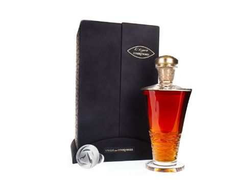 COURVOISIER L'ESPRIT Jarnac, France. Produced using spirits no younger than 1930. Decanter no. 1658. 70cl, 42% volume, Laliqu
