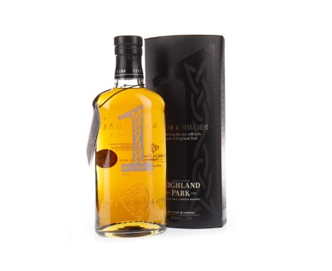 HIGHLAND PARK ONE IN A MILLION AGED 12 YEARS Single Malt Scotch Whisky Celebrating the one millionth bottle of Highland Park.