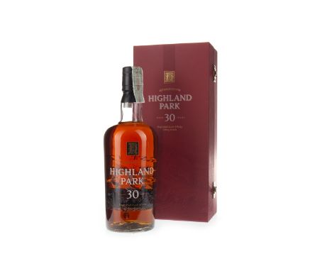 HIGHLAND PARK 30 YEARS OLD Single Malt Scotch Whisky 700ml, 48.1% volume, in box.