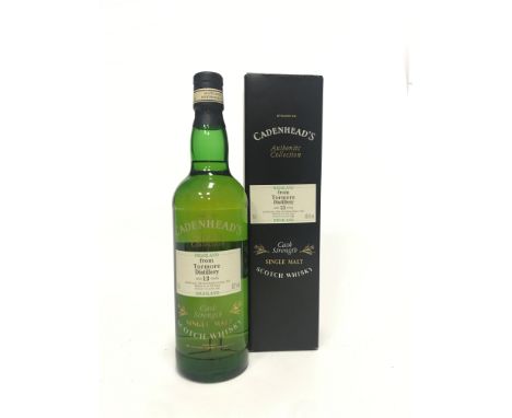 TORMORE 1984 CADENHEAD'S AUTHENTIC COLLECTION AGED 13 YEARS Single Malt Scotch Whisky Distilled April 1984, bottled October 1