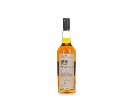 MORTLACH AGED 16 YEARS FLORA &amp; FAUNA Single Malt Scotch Whisky 70cl, 43% volume.