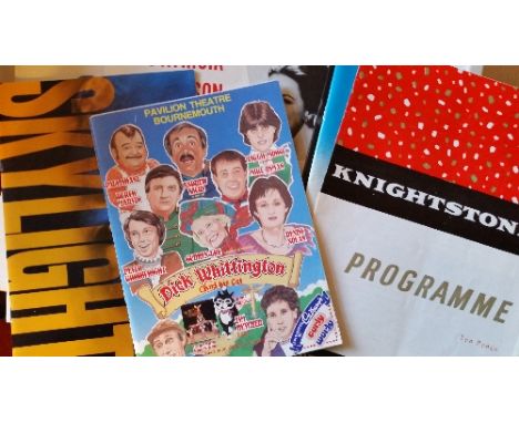 THEATRE PROGRAMMES, selection, inc. large format brochures, Barnum, Fanny; pop concerts, Bob Dylan, Genesis etc., G to VG, 30