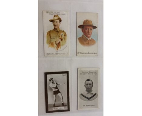 MIXED, odds, inc. Salmon & Gluckstein Heroes of the Transvaal War (Maj. Gen. Baden-Powell), Kramer Badges of SA Rugby Clubs (
