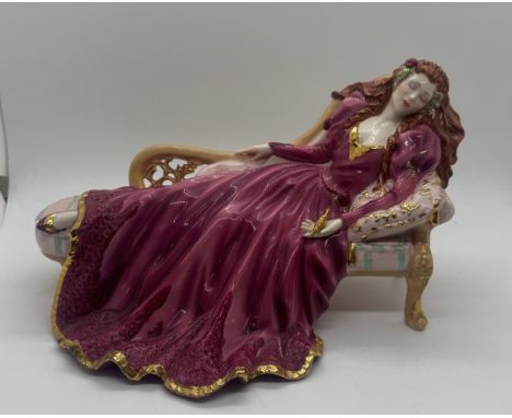 Franklin Mint Sleeping Beauty figurine with COA 