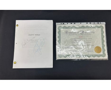 Genuine 'Pretty Woman' signed script by Julia Roberts and Richard Gere with COA from Paramount props online 