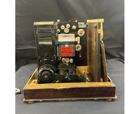Vintage film projection projector, ' pathesope' H 9.5 MM, home cinema circa 1937